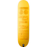Plan B Team Grain Skateboard Deck - Yellow 8.25"