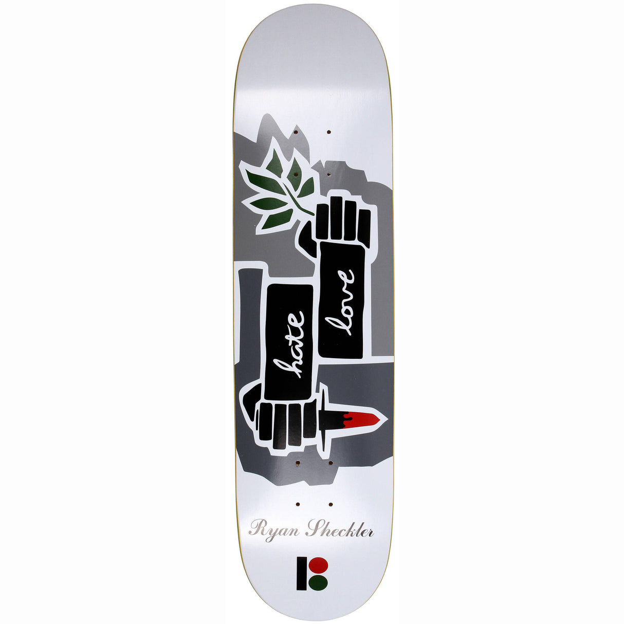 Plan B Love Hate Skateboard Deck - Sheckler 8''