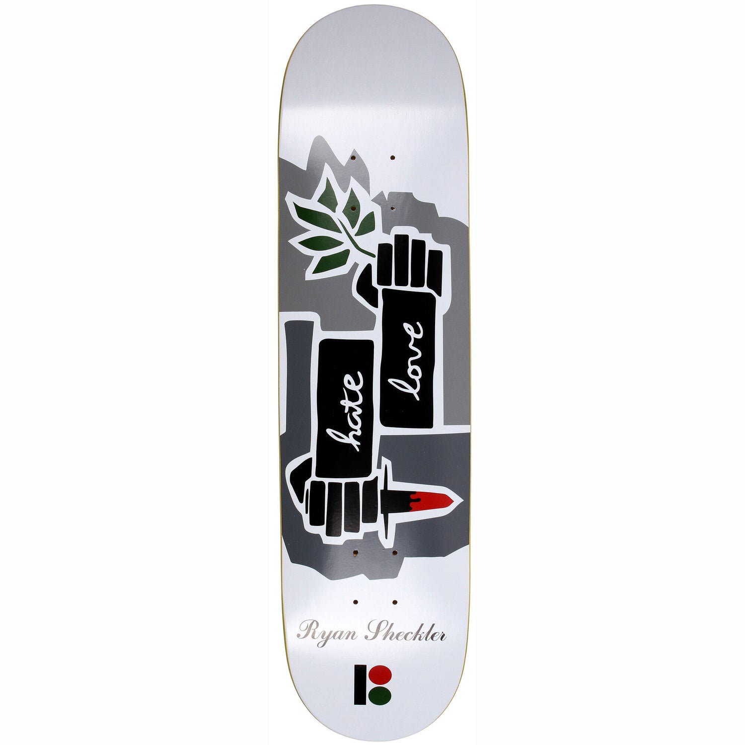 Plan B Love Hate Skateboard Deck - Sheckler 8''