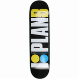 Plan B OG Team Skateboard Deck - Neon 8''