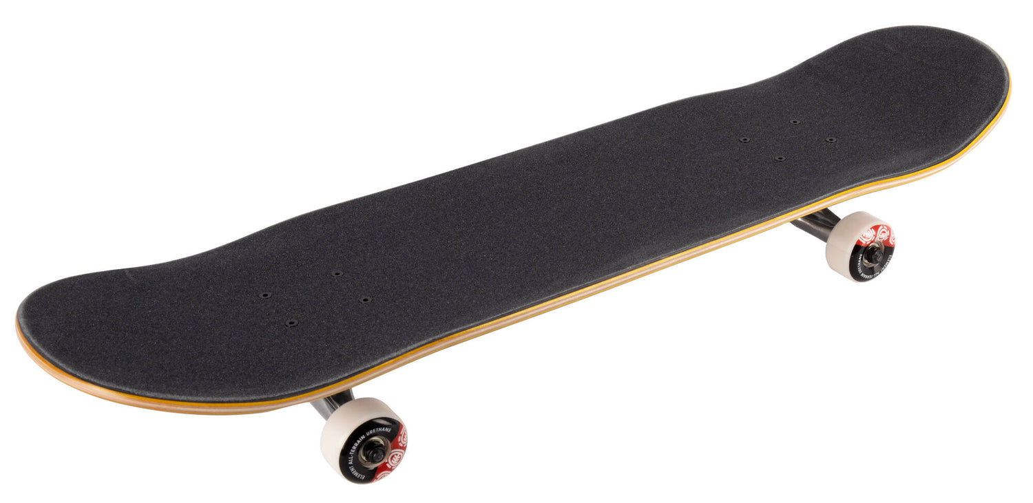 Plan B Team Classic Stained Custom Skateboard - Multi 8"