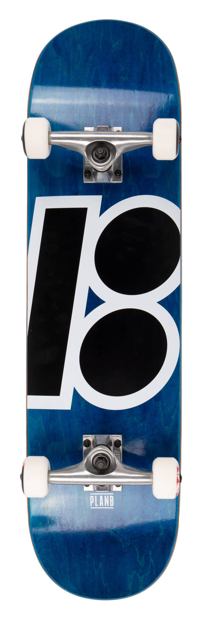Plan B Team Classic Stained Custom Skateboard - Multi 8.375"