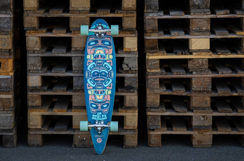 Playlife Pintail Complete Longboard - Seneca 38''
