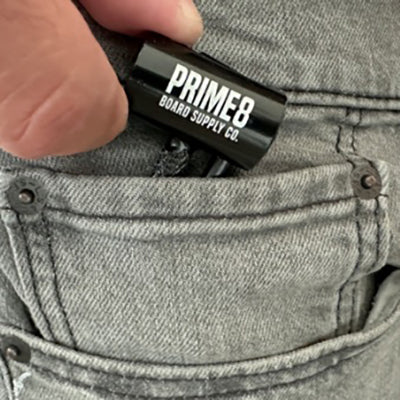 Prime8 Coin Pocket Skateboard Tool - Black