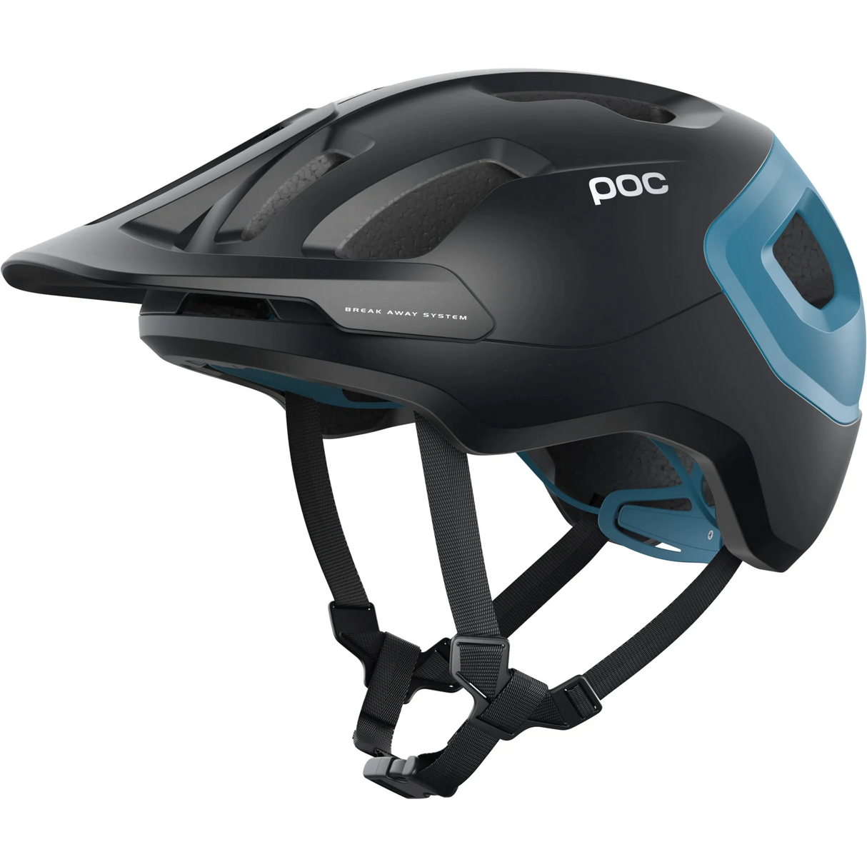 POC Axion SPIN Helmet - Uranium Black/Basalt Blue Matte