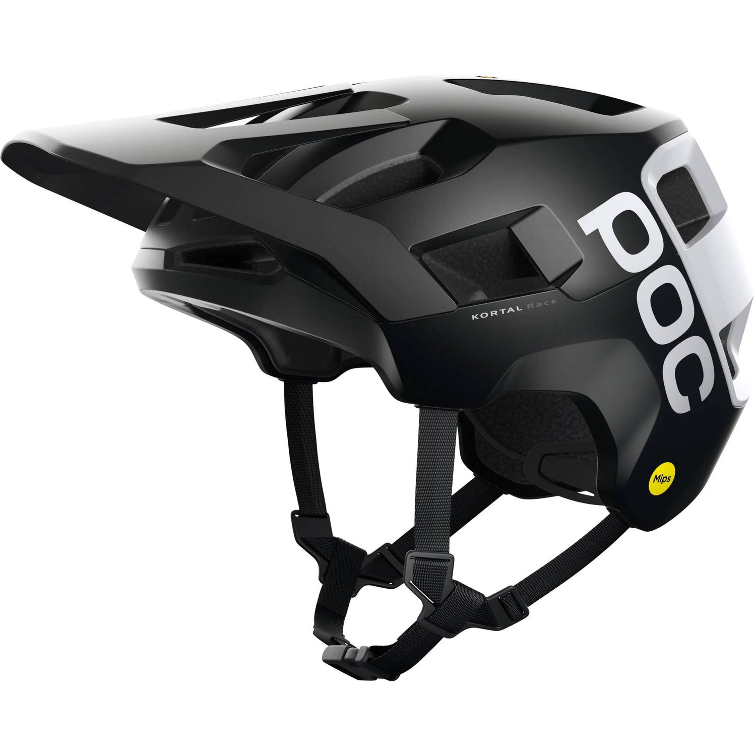 POC Kortal Race MIPS Helmet - Uranium Black/Hydrogen White Matte XS/S