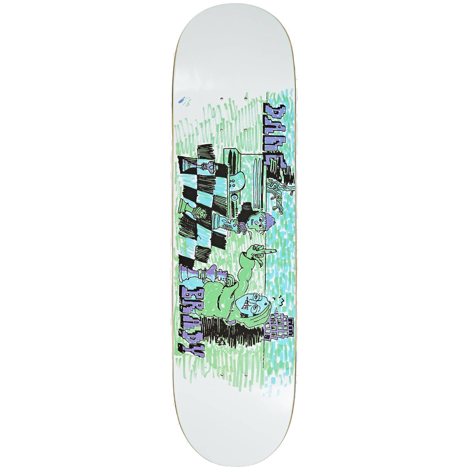 Polar Dane Brady Checkmate Skateboard Deck - 8.25"