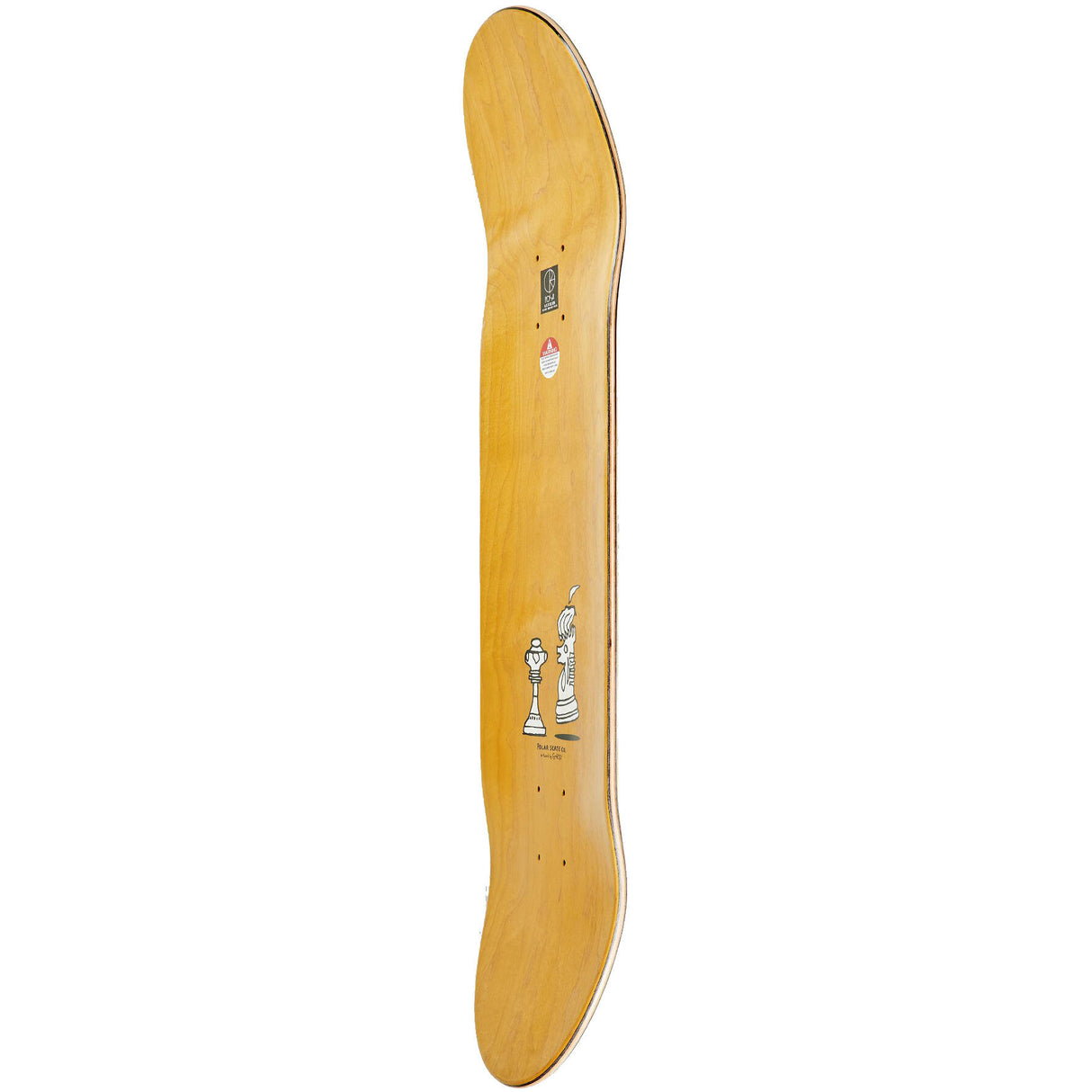 Polar Dane Brady Checkmate Skateboard Deck - 8.5"