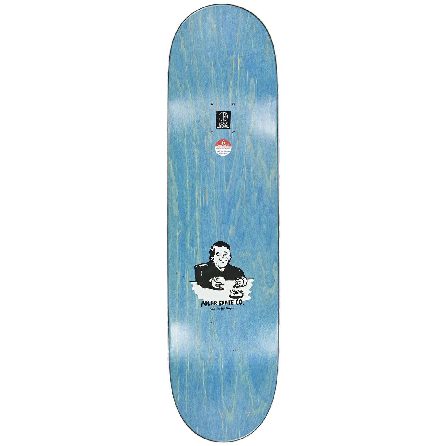 Polar Chain Smoker 2.0 Skateboard Deck - 8.375"