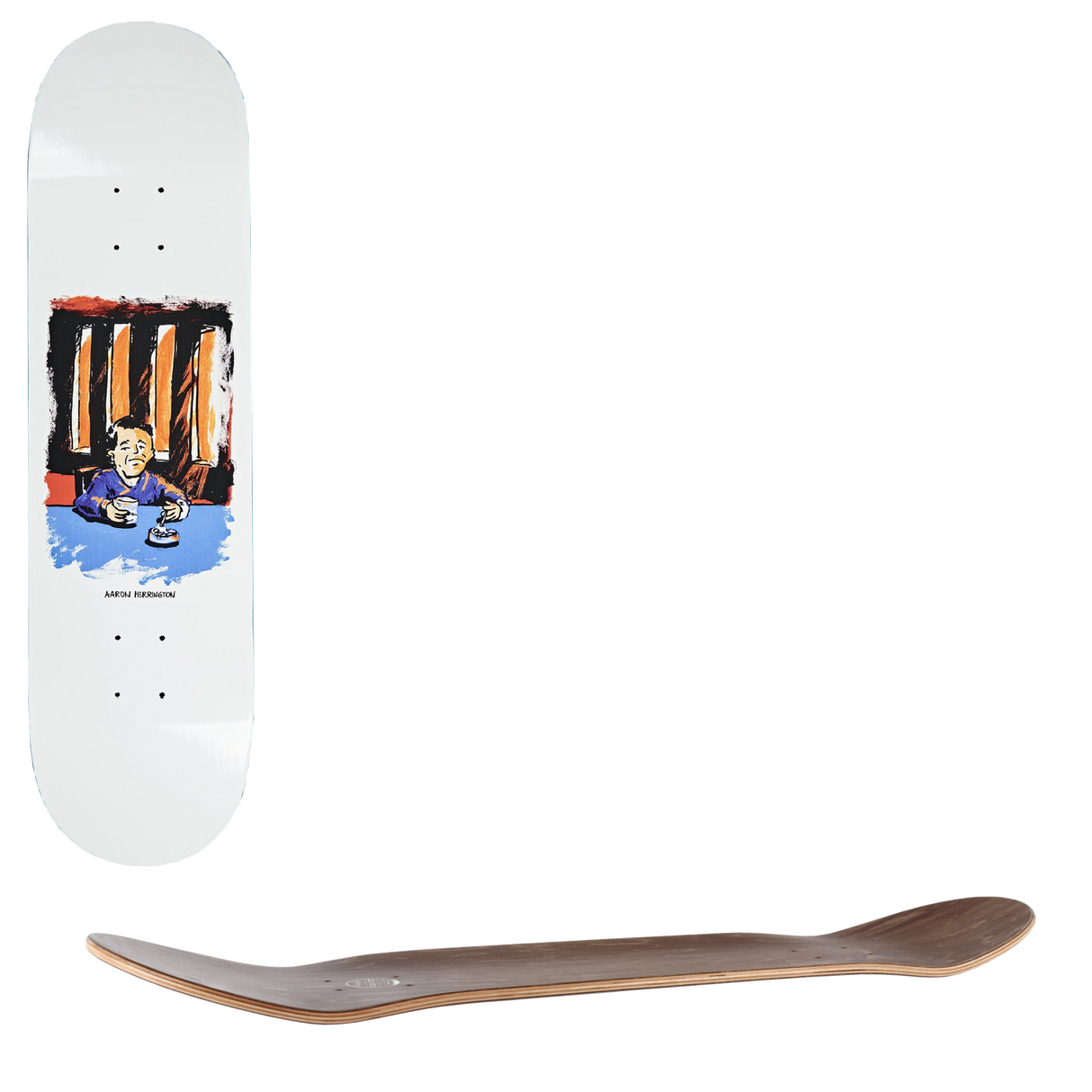 Polar Chain Smoker 2.0 Skateboard Deck - 8.375"