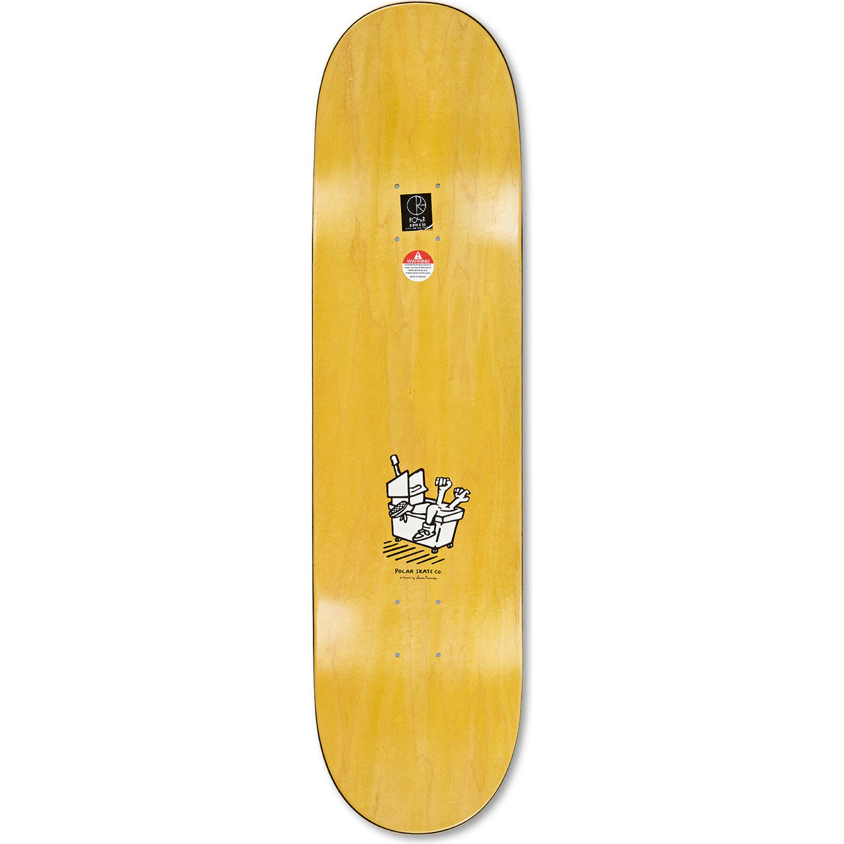 Polar Brady Mopping Skateboard Deck - 8"