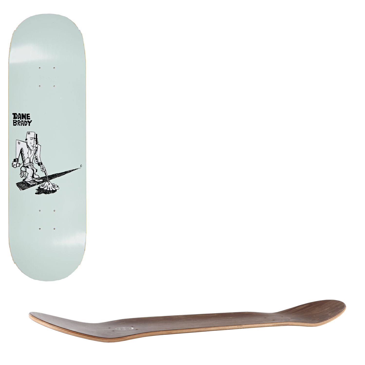 Polar Brady Mopping Skateboard Deck - 8.375"