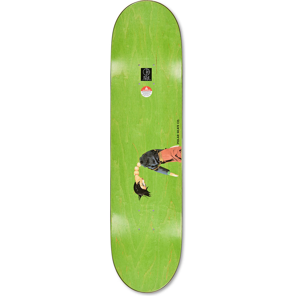 Polar Roman Gonzales Lorca Skateboard Deck - Blue 8.5"
