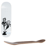 Polar Aaron Herrington Pot Demons Skateboard Deck - White 9"