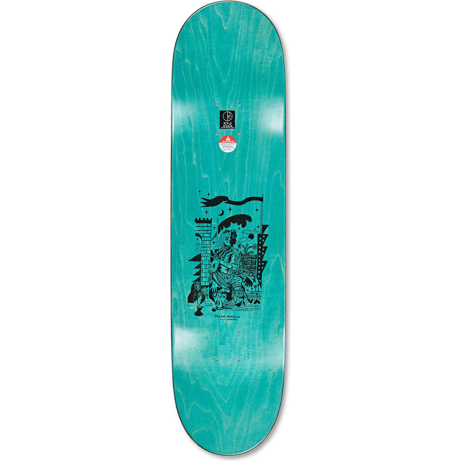 Polar Aaron Herrington Pot Demons Skateboard Deck - Yellow 7.875"