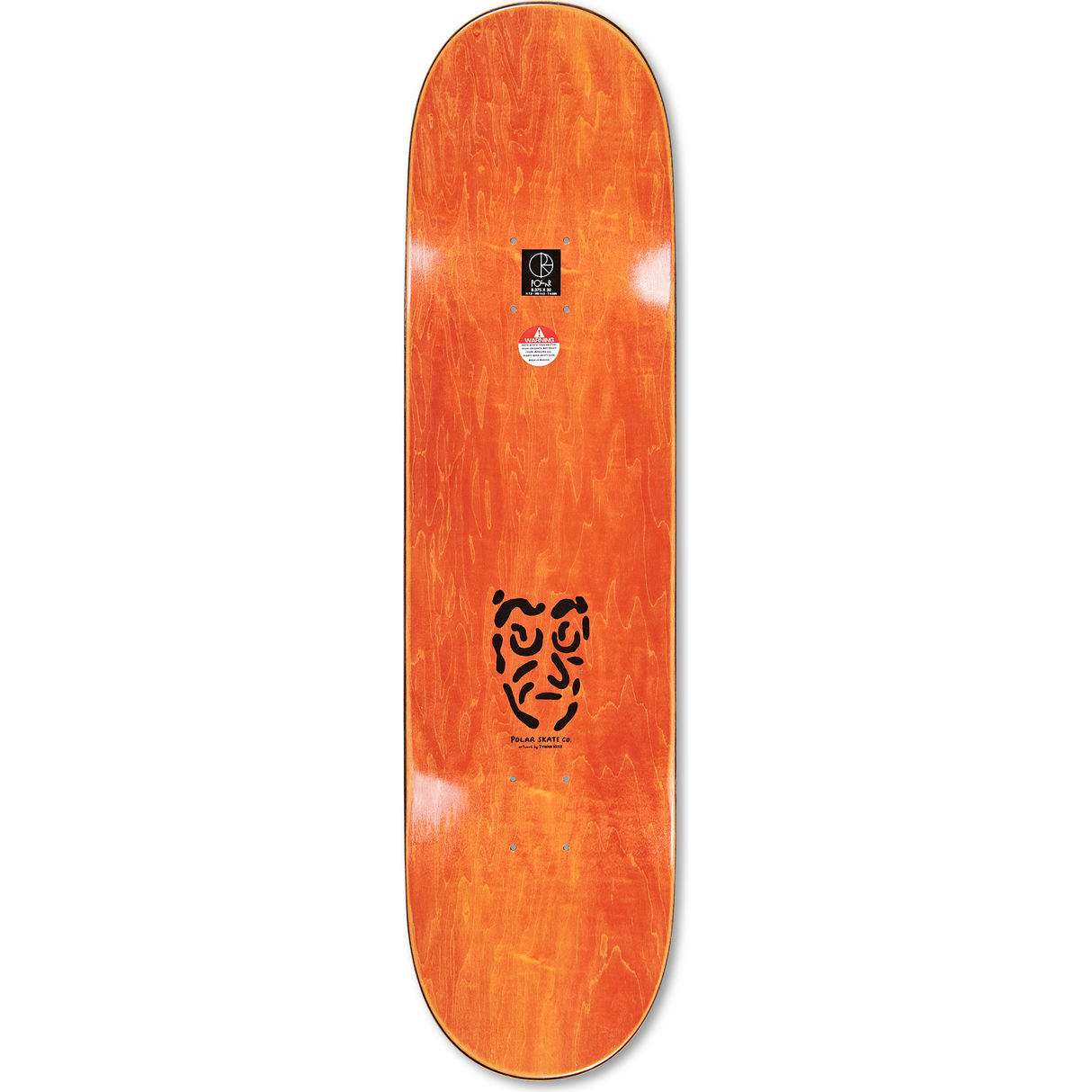 Polar Rozenberg Facescape Skateboard Deck - 8"