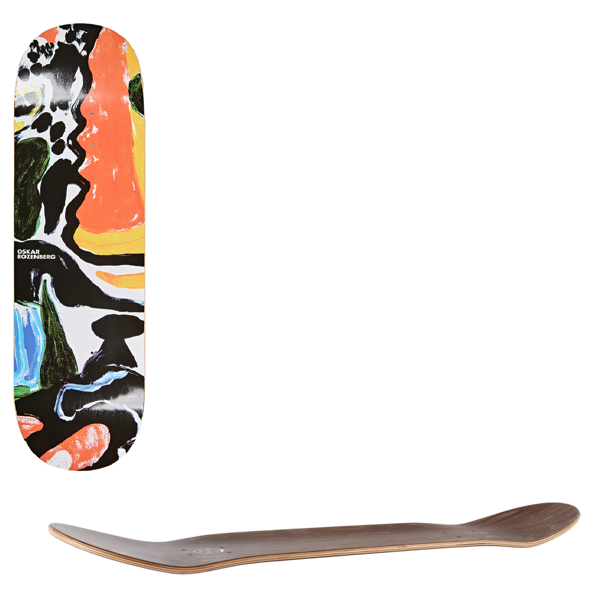 Polar Rozenberg Facescape Skateboard Deck - 8"