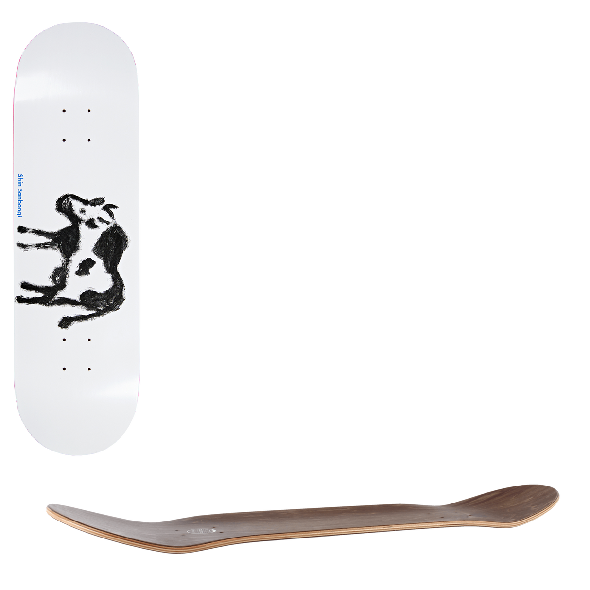 Polar Sanbongi Cow & Devil Skateboard Deck - 8.125"