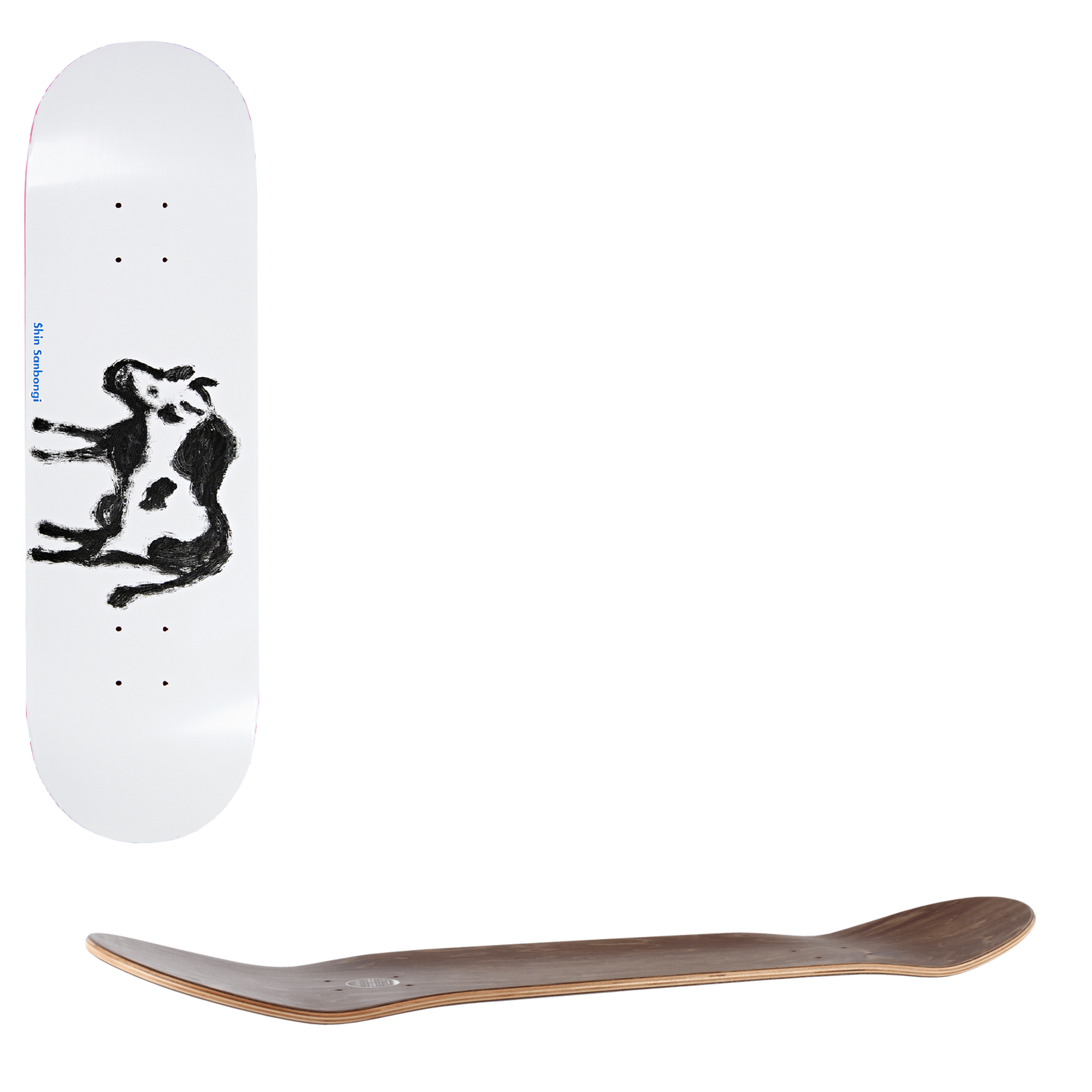 Polar Sanbongi Cow & Devil Skateboard Deck - 8.5"