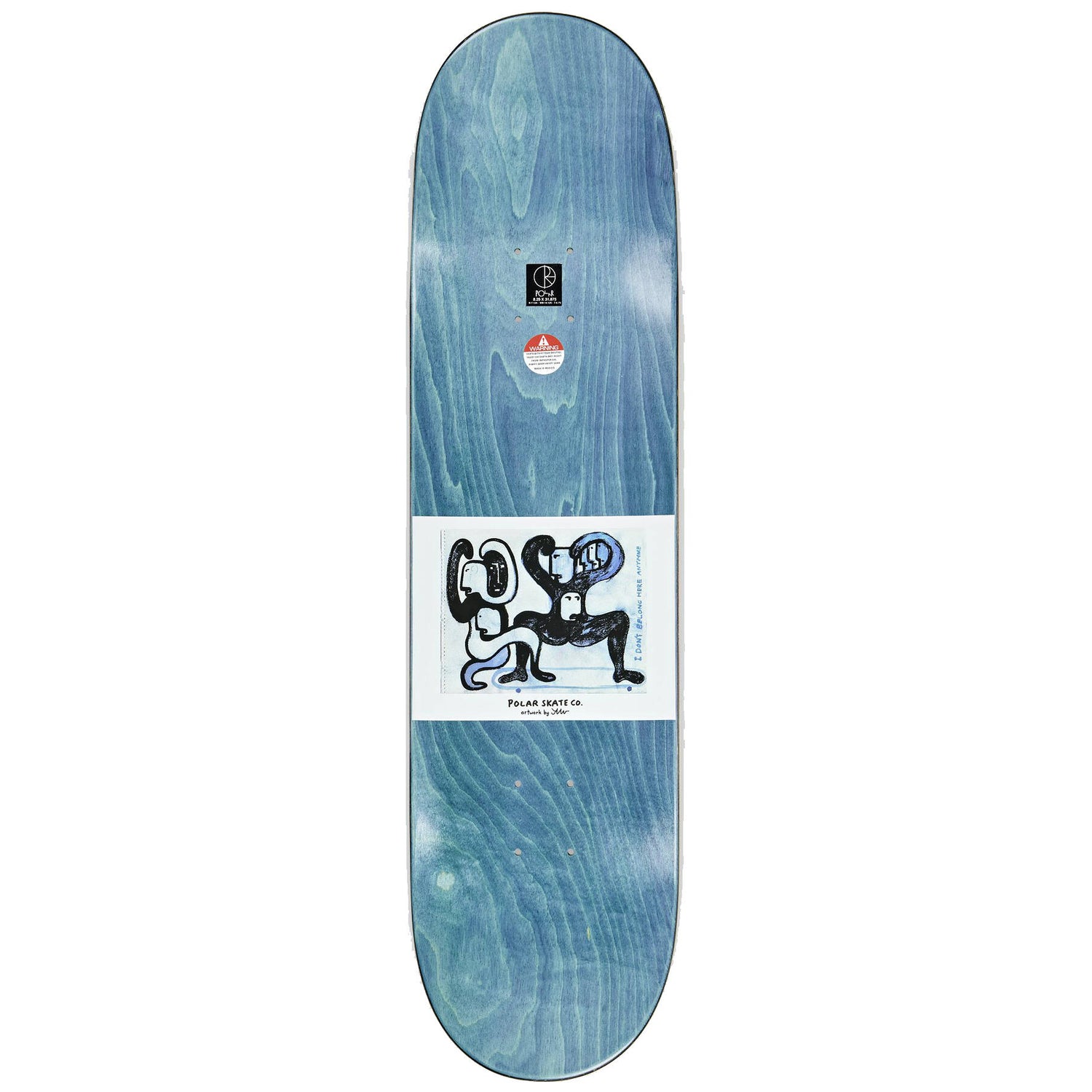 Polar Hjalte Halberg Lurking Skateboard Deck 8.5"