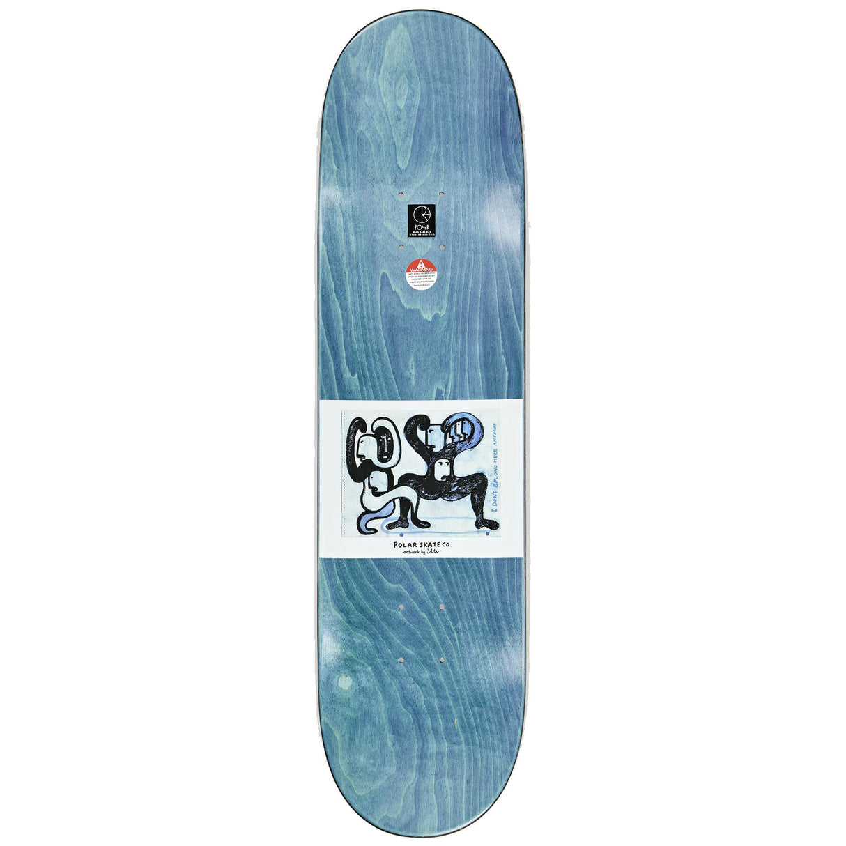 Polar Hjalte Halberg Lurking Skateboard Deck - 8.25"
