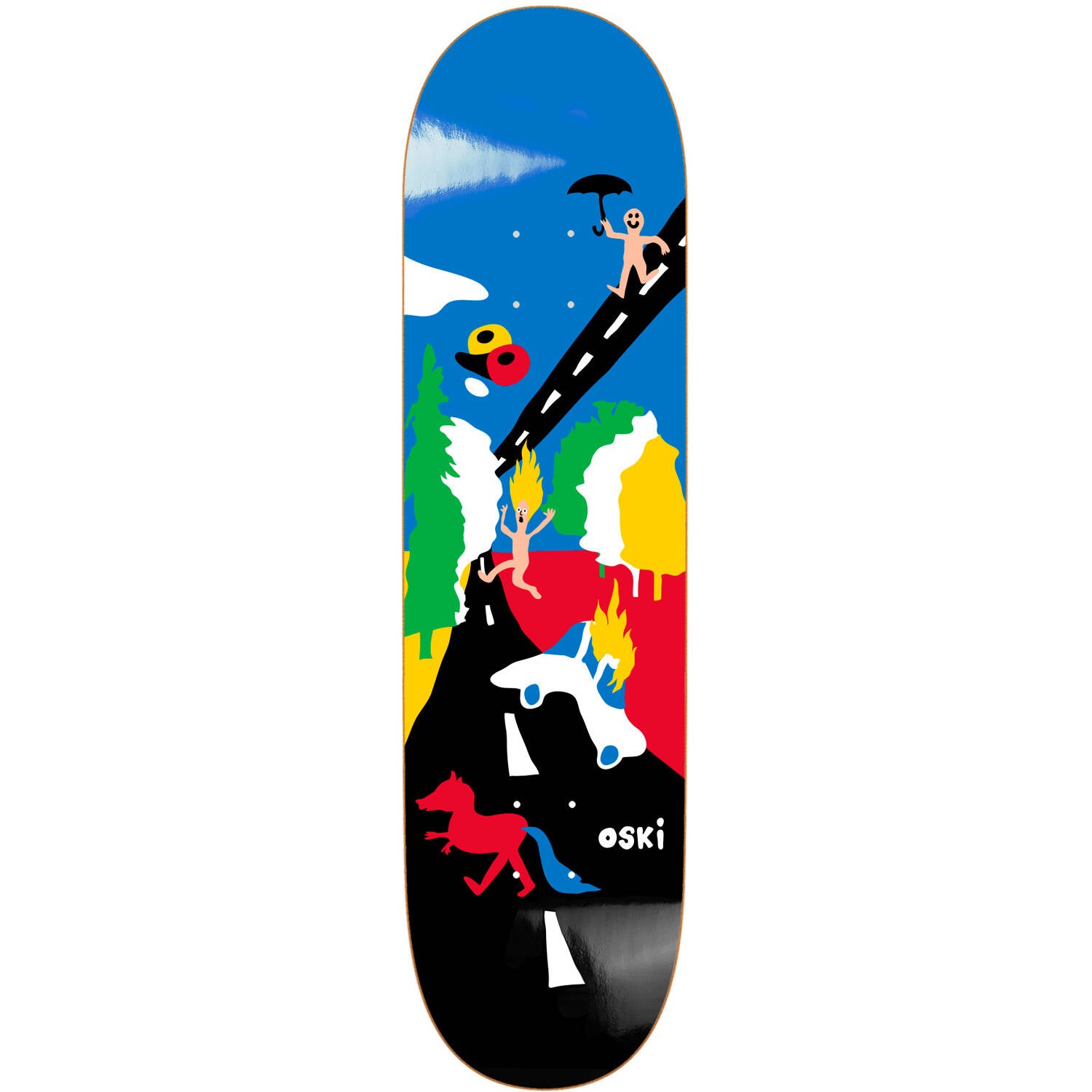 Polar Oskar Rozenberg Beautiful Day Skateboard Deck - 8.5"
