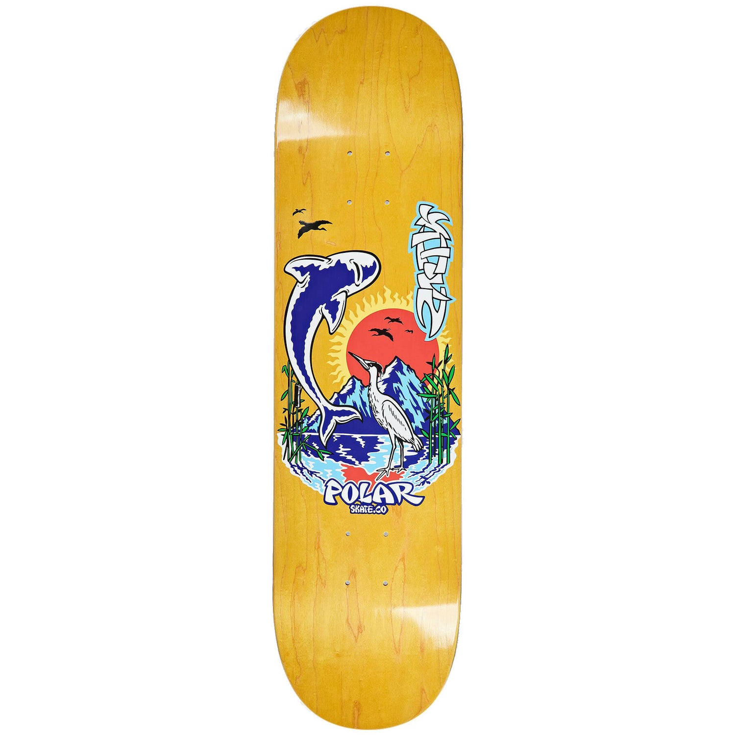 Polar Sanbongi Mt Fuji Skateboard Deck - 8.25"