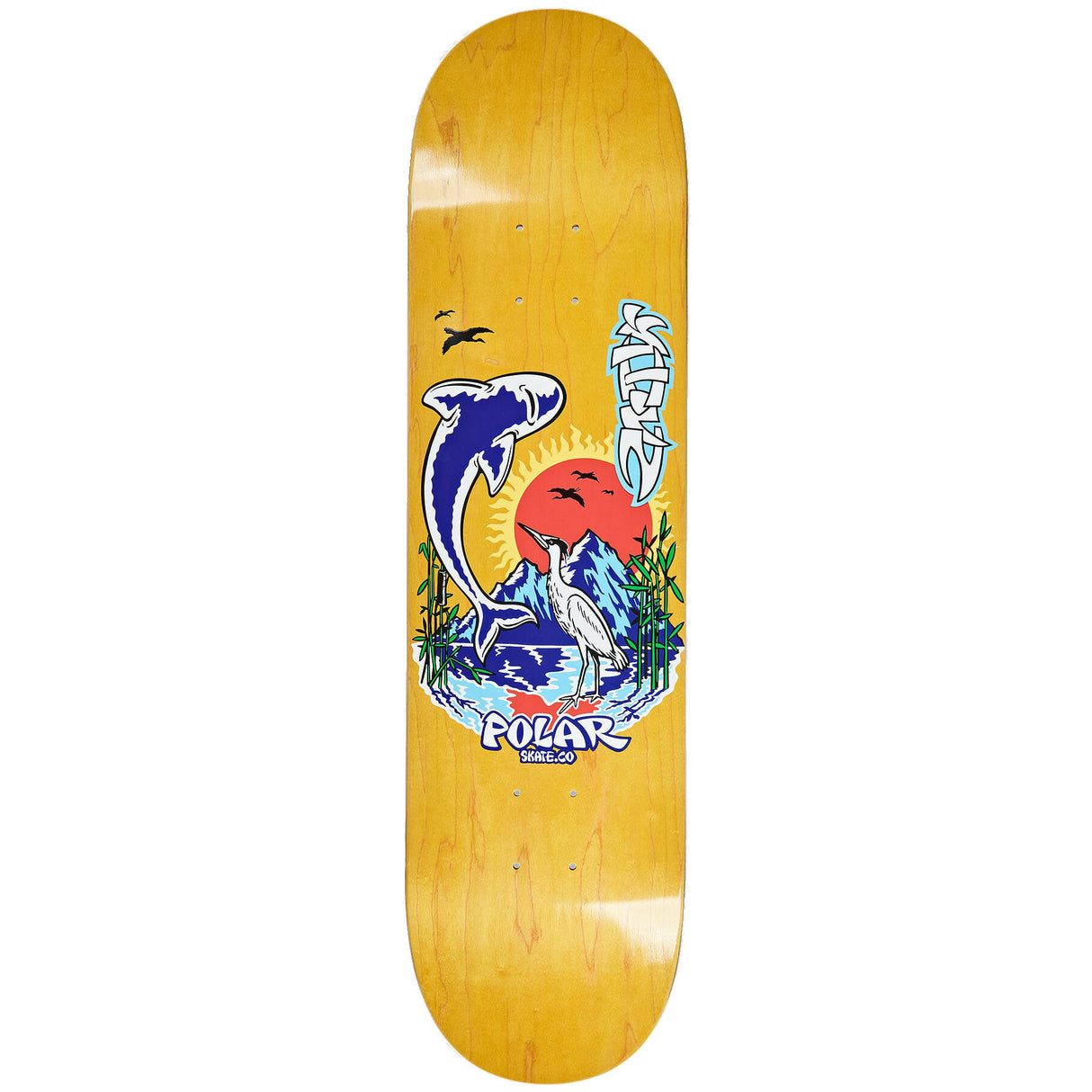 Polar Sanbongi Mt Fuji Skateboard Deck - 8.25"