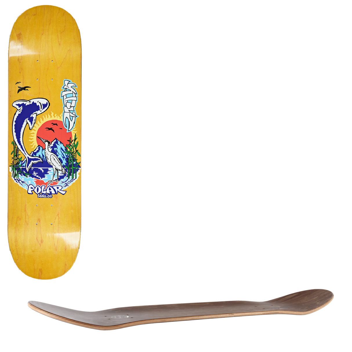 Polar Sanbongi Mt Fuji Skateboard Deck - 8.25"