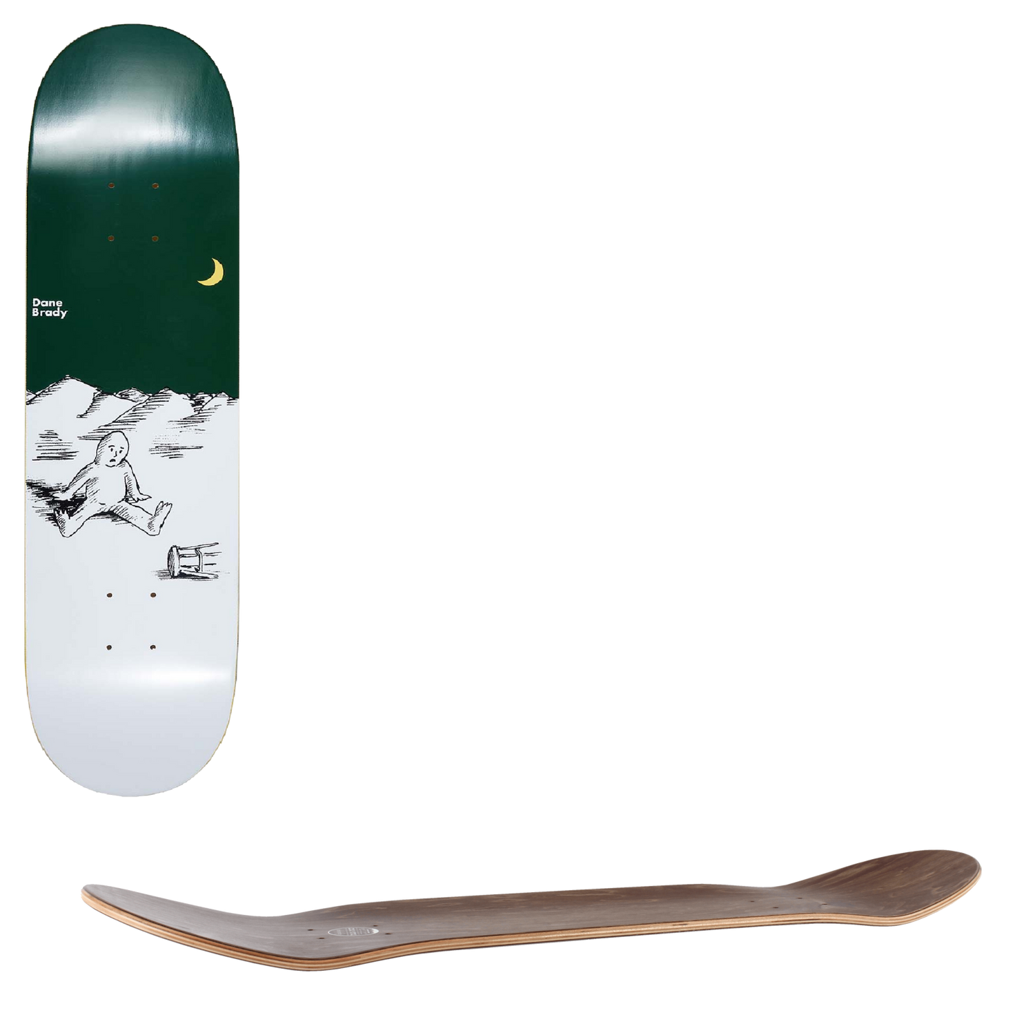 Polar Dane Brady Failure Skateboard Deck - 8.375"