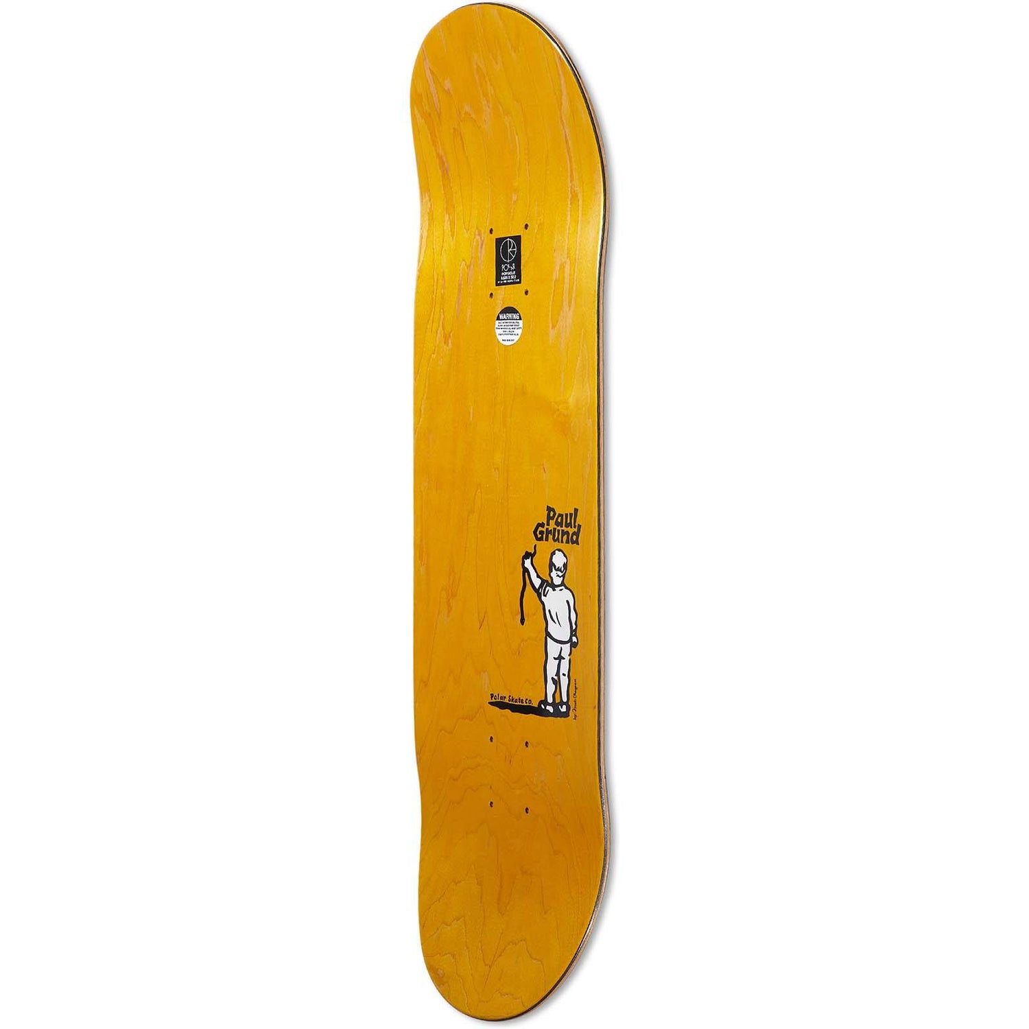 Polar Paul Grund Photographer Skateboard Deck - 8.625"