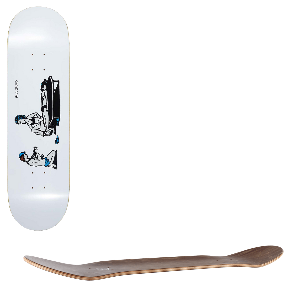 Polar Paul Grund Photographer Skateboard Deck - 8.125"