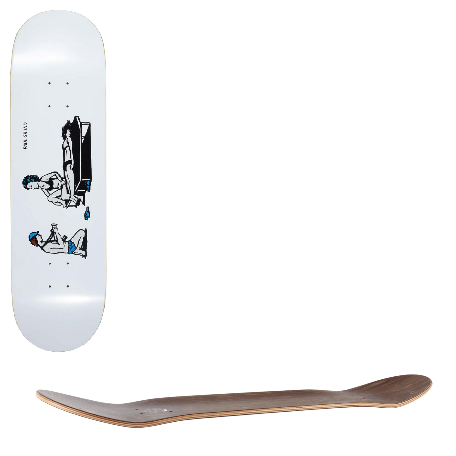 Polar Paul Grund Photographer Skateboard Deck - 8.625"