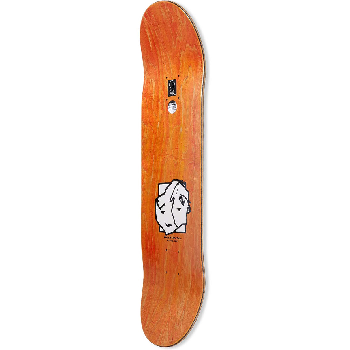 Polar Aaron Herrington Twisted Skateboard Deck - 8.25"