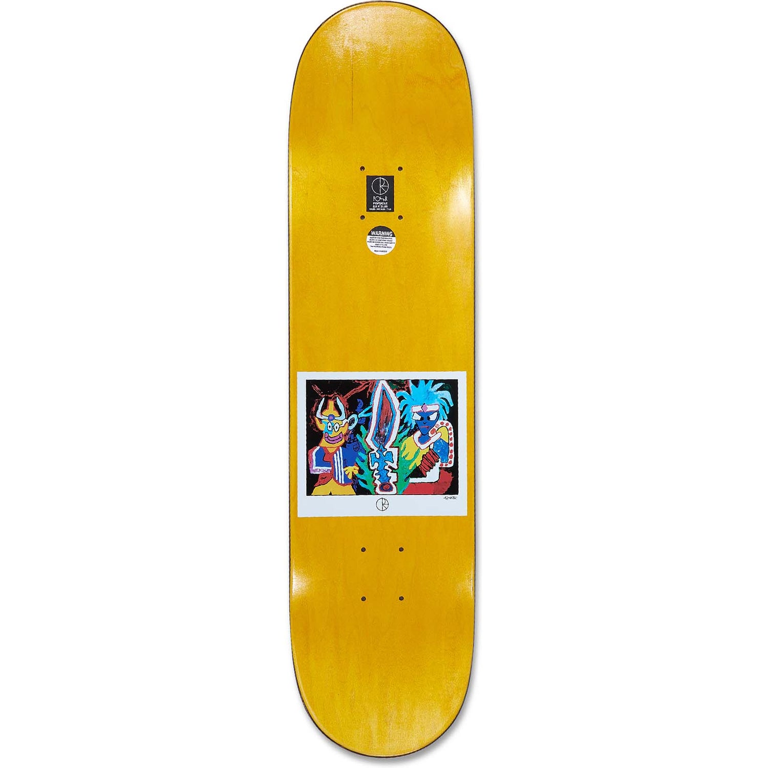 Polar Oskar Rozenberg Tribal Chief Skateboard Deck - 8"