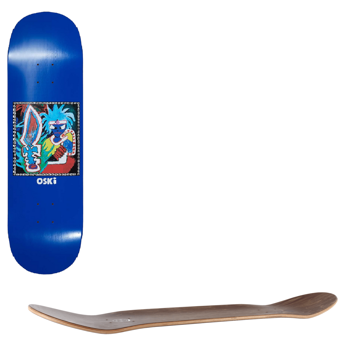 Polar Oskar Rozenberg Tribal Chief Skateboard Deck - 8"