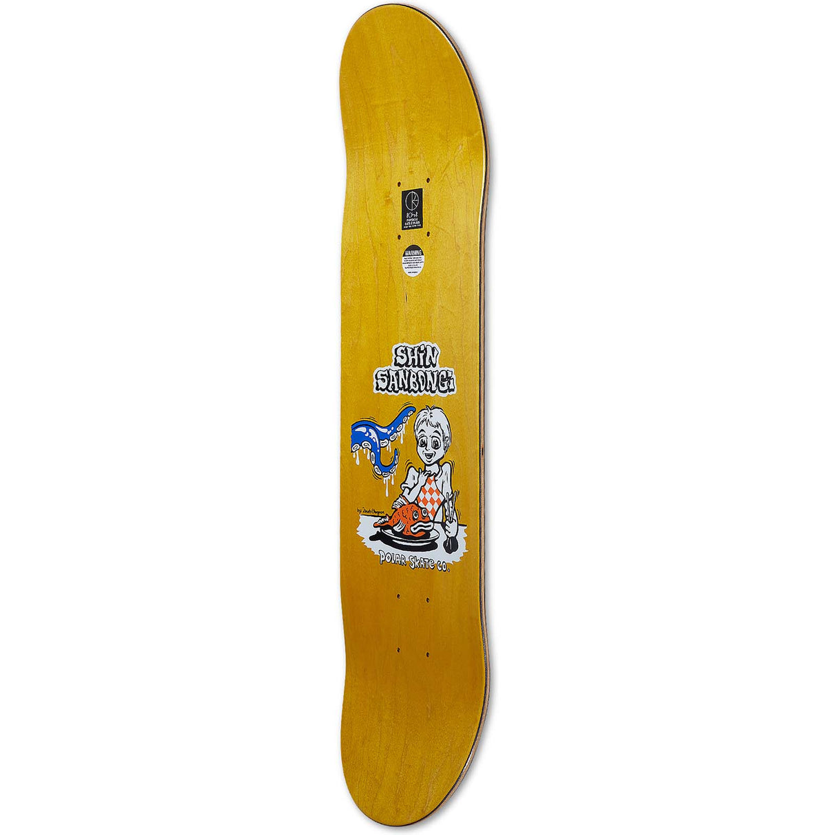 Polar Shin Sanbongi Fish Head Skateboard Deck - 8.375"