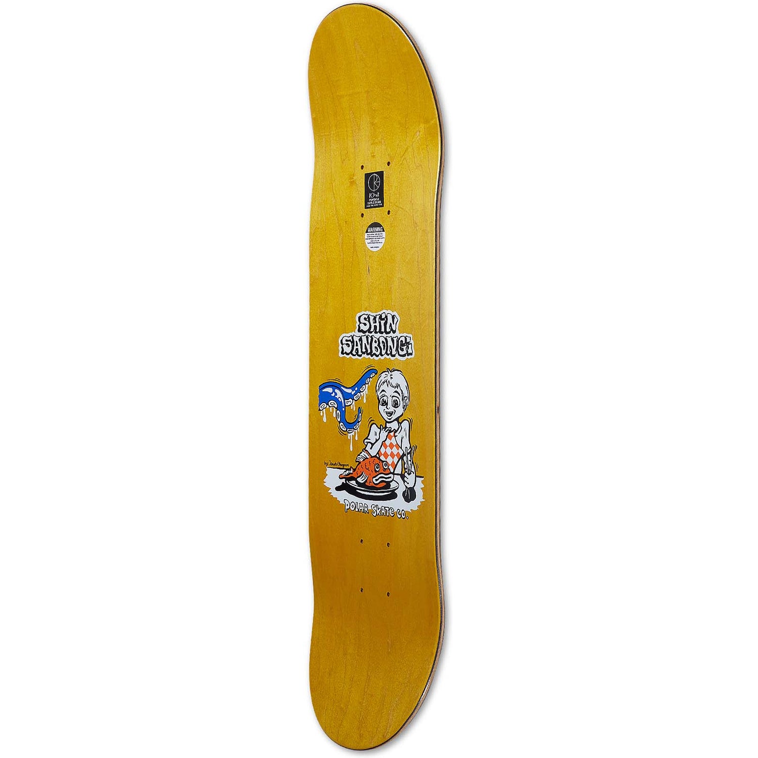 Polar Shin Sanbongi Fish Head Skateboard Deck - 8.375"