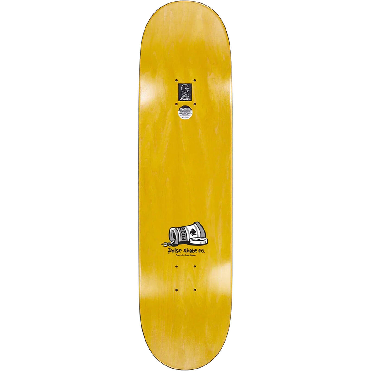 Polar Can Food Wheel Well Skateboard Deck - Hjalte Halberg 8.5"