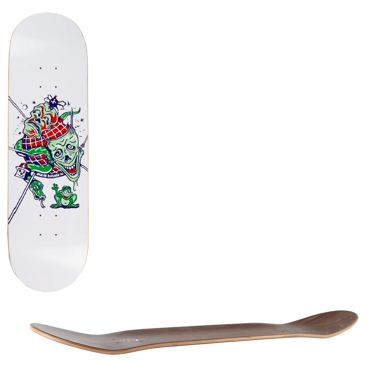 Polar The Mask Skateboard Deck - Oskar Rozenberg 8.125"