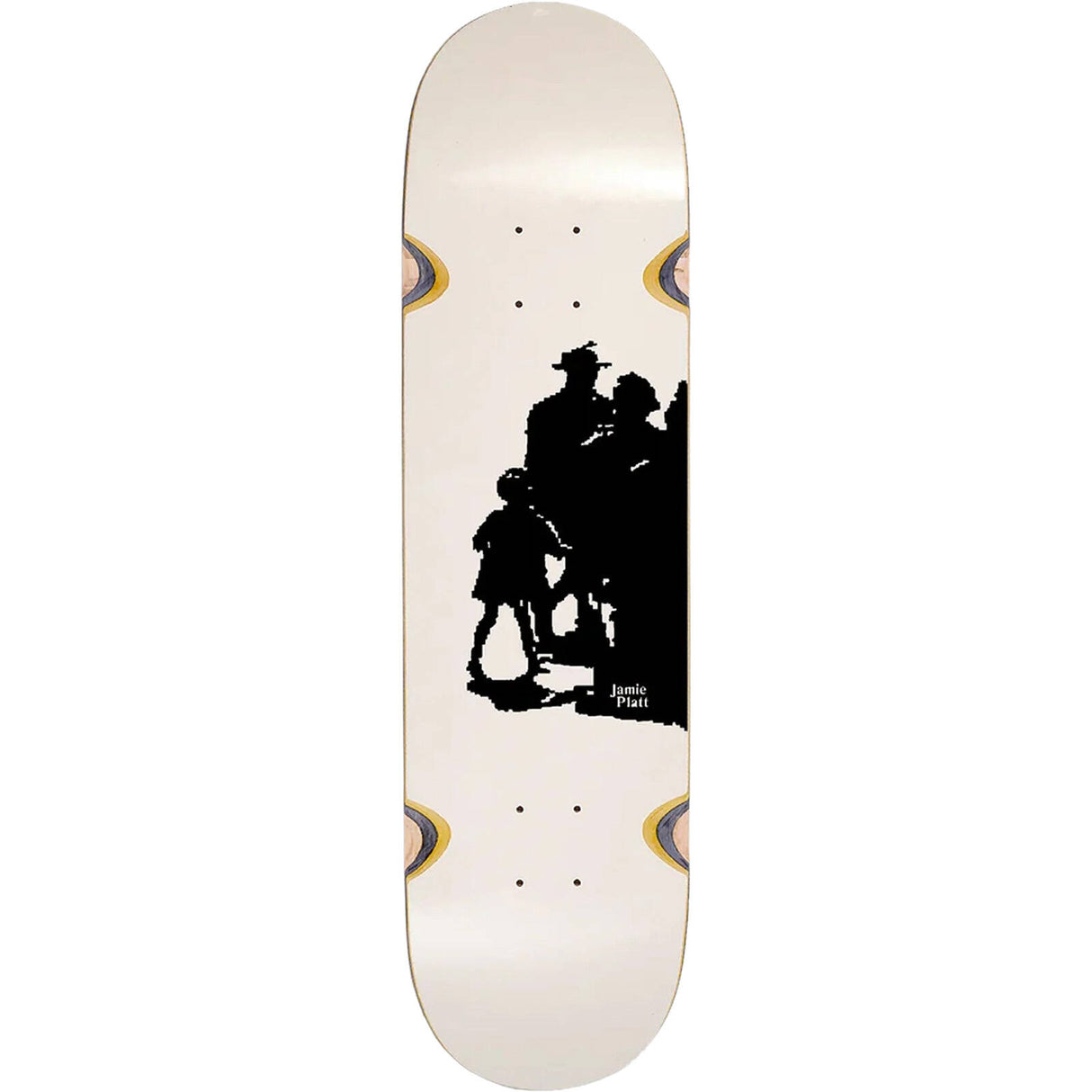 Polar Painting From School Wheel Well Skateboard Deck - Jamie Platt 8.75"