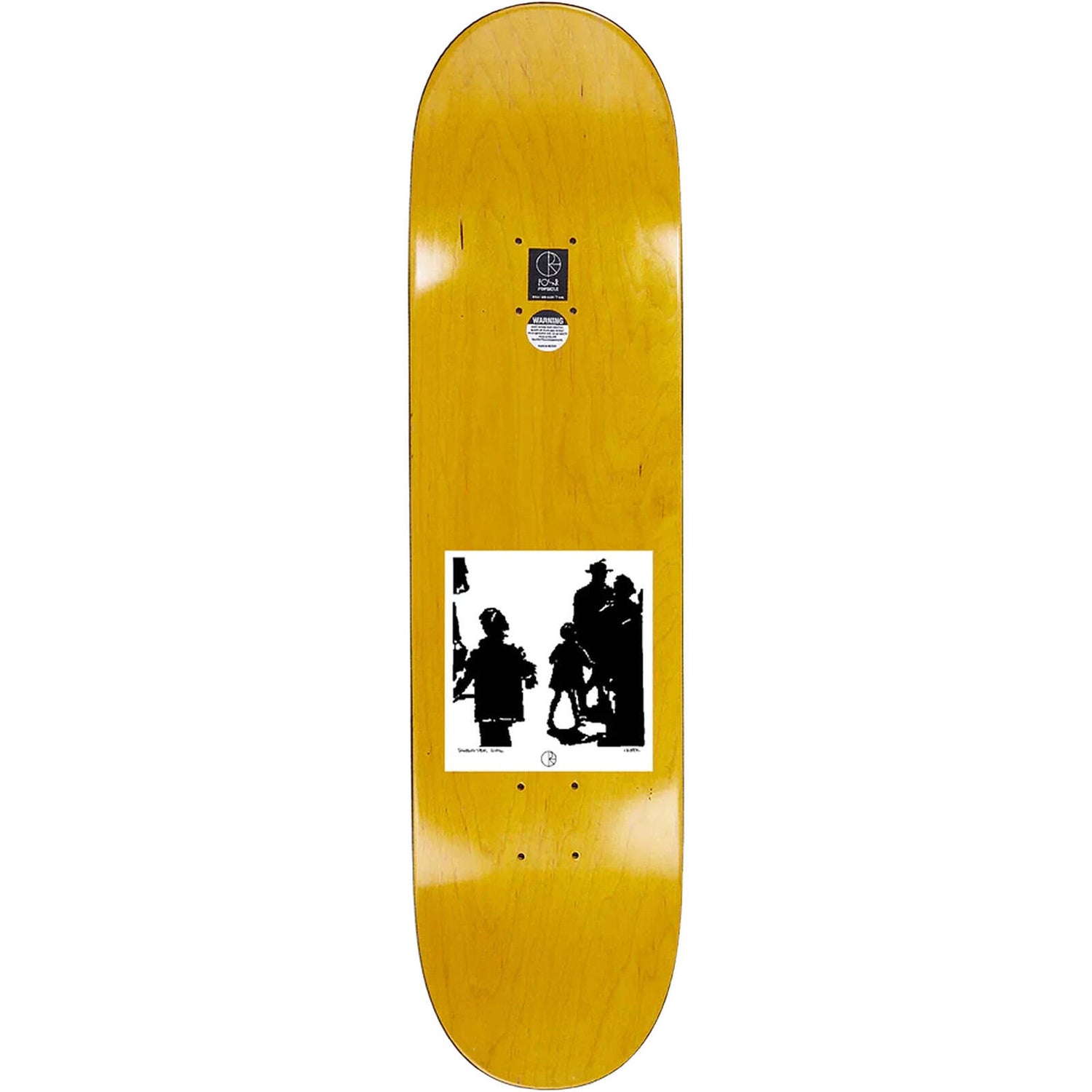 Polar Painting From School Wheel Well Skateboard Deck - Jamie Platt 8.75"
