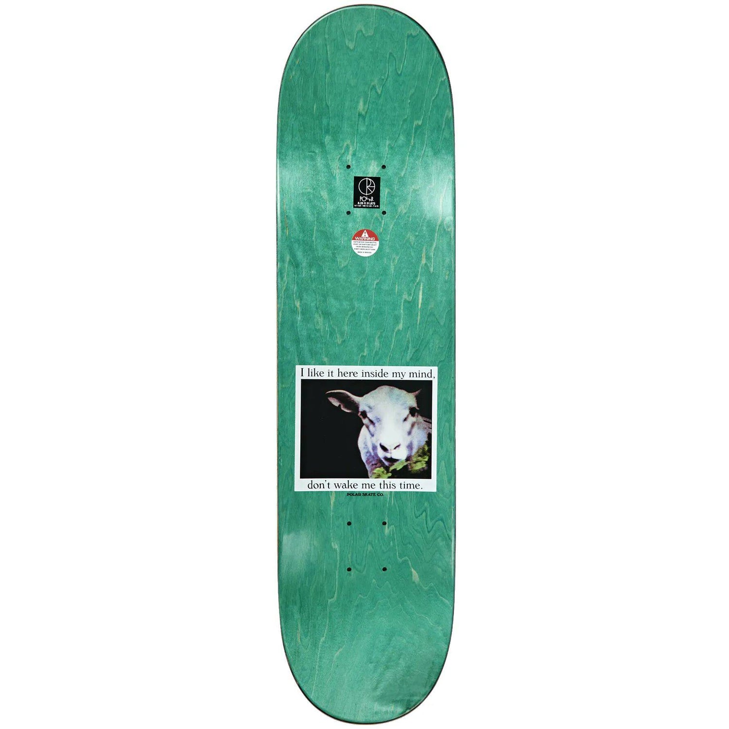 Polar I Like It Here... Sheep In Motion Skateboard Deck 8.75''