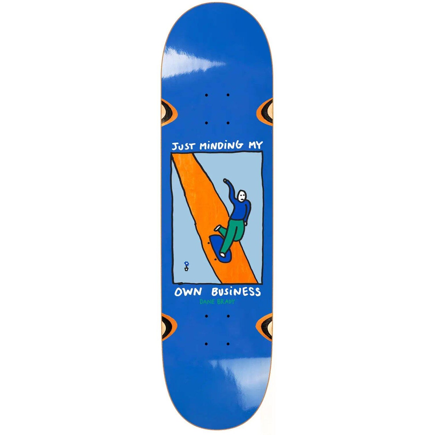 Polar Just Minding My Own Business Brady Skateboard Deck 9''