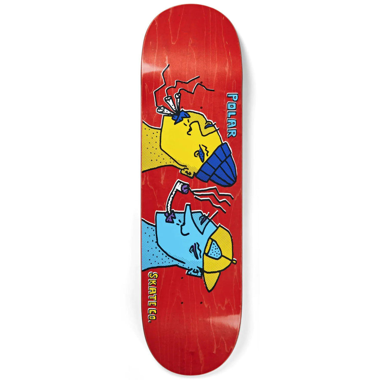 Polar Smoking Heads Skateboard Deck 8.375''