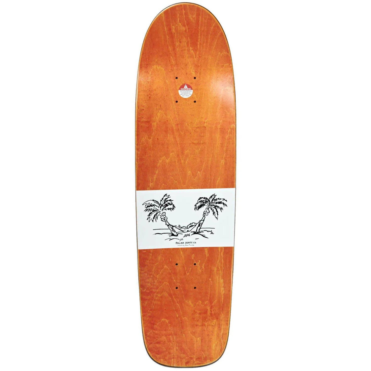 Polar Shin Sanbongi Freedom Surf Skateboard Deck - Lime