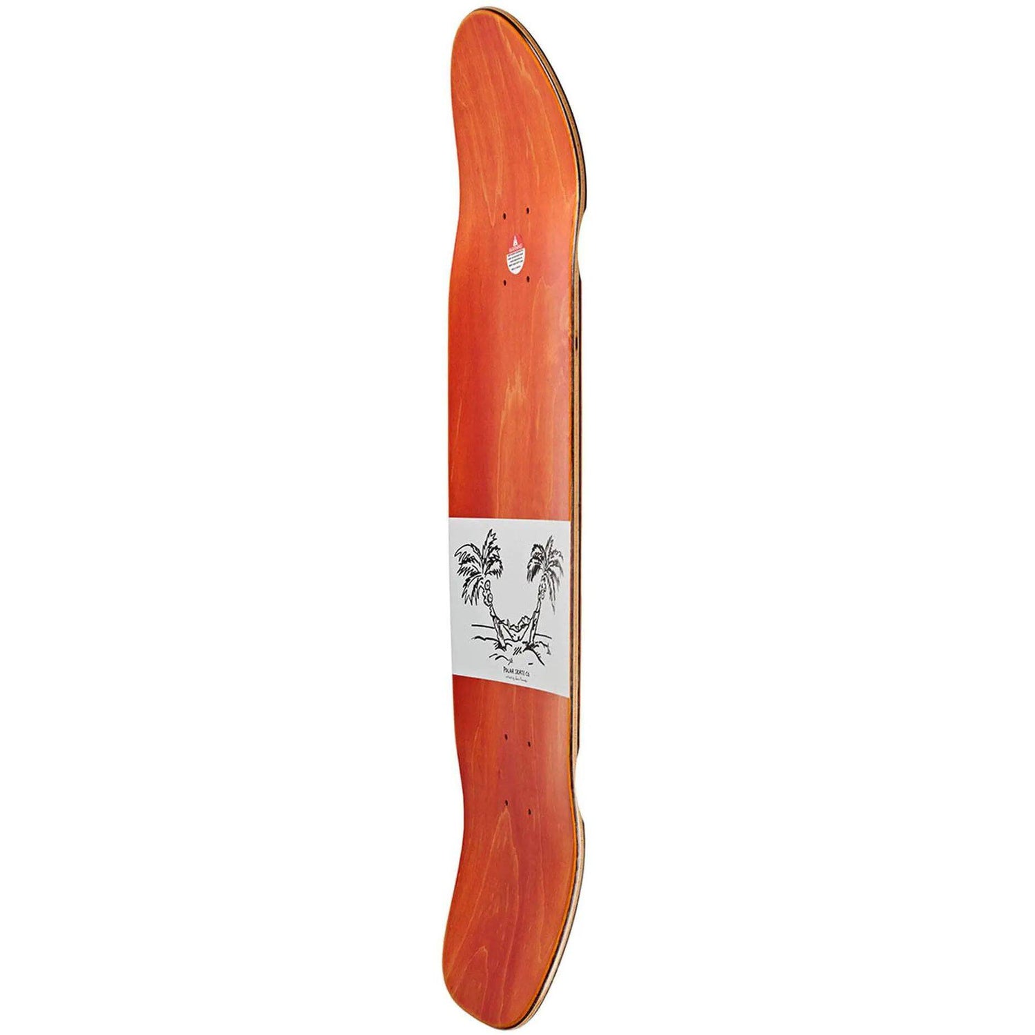 Polar Shin Sanbongi Freedom Surf Skateboard Deck - White