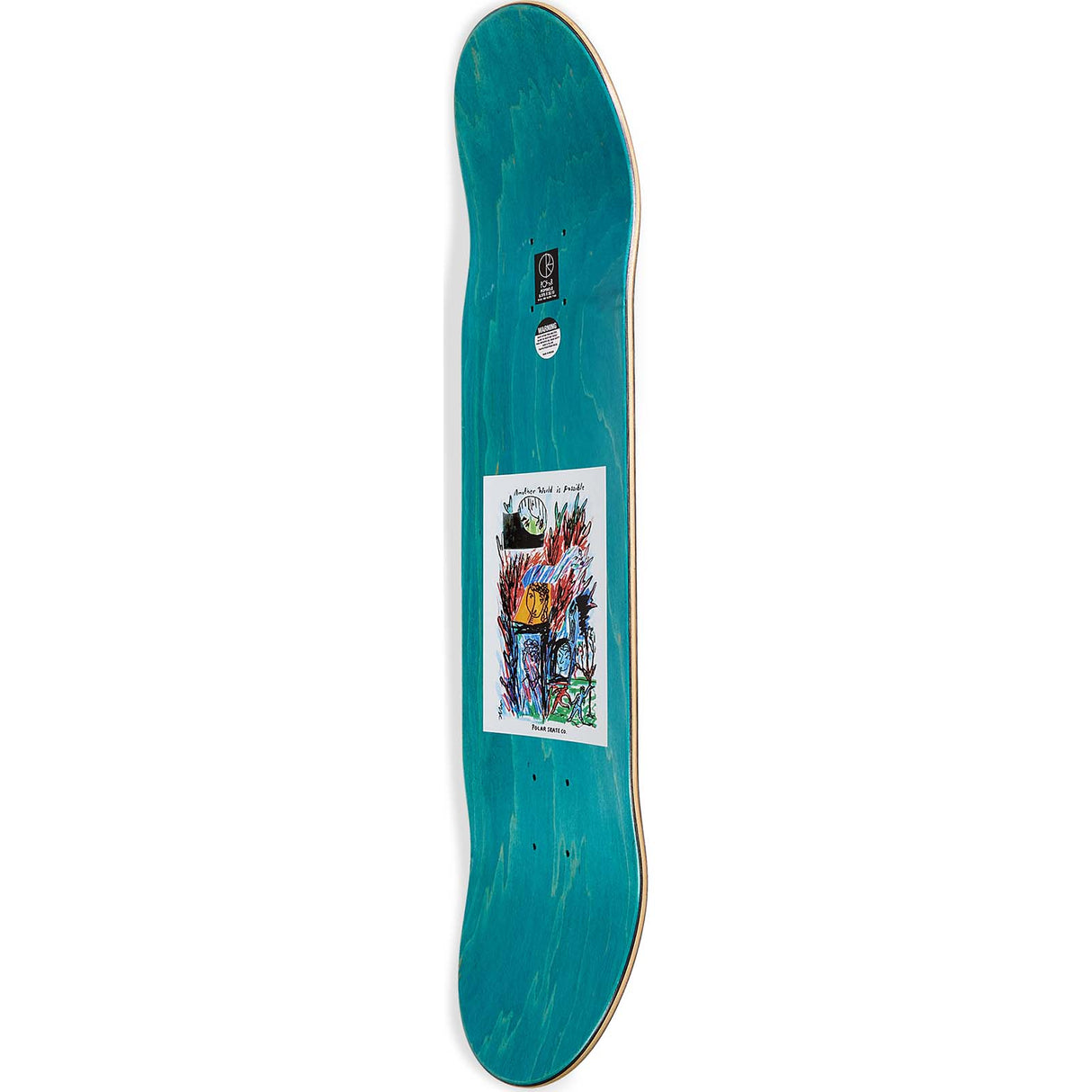 Polar Another World Is Possible Skateboard Deck - 8.375"