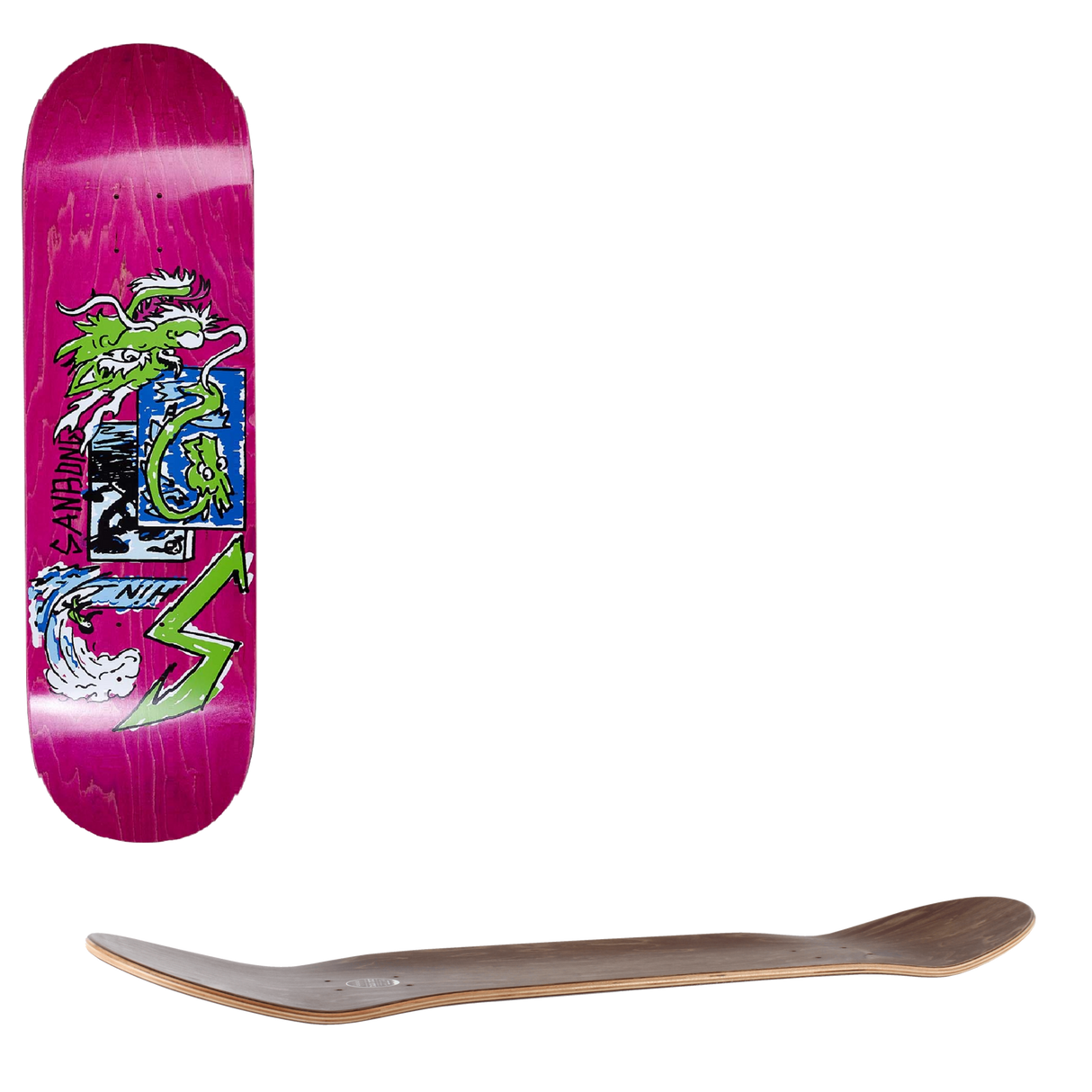 Polar Bonzai Ride 2.0 Skateboard Deck - Shin Sanbongi 8.375"