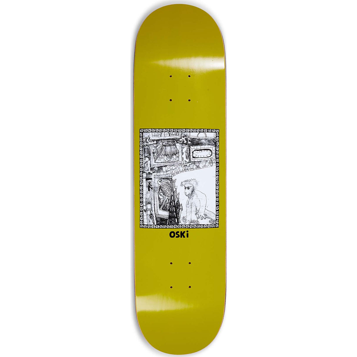 Polar Gorilla King Skateboard Deck - Oskar Rozenberg 8"